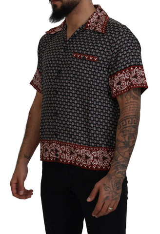 Dolce & Gabbana Elegant Multicolor Silk Casual Shirt