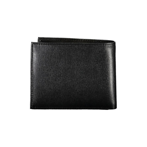 Guess Jeans Elegant Black Leather Wallet with RFID Block