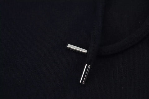Dsquared² Black Tie Dye Cotton Hooded Sweatshirt Sweater