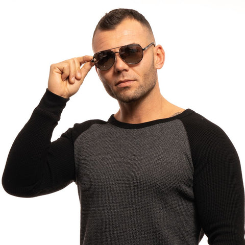 Guess Gray Men Sunglasses