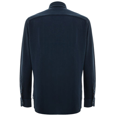 Loro Piana Blue Cotton Shirt