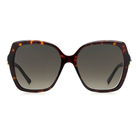 Jimmy Choo Brown Acetate Sunglasses