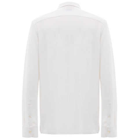 Corneliani White Cotton Shirt