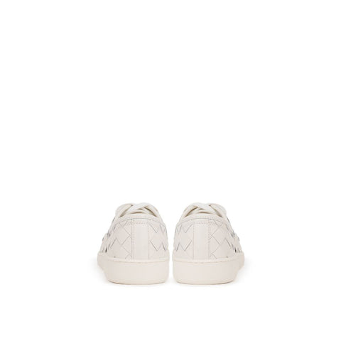 Bottega Veneta White Leather Sneaker