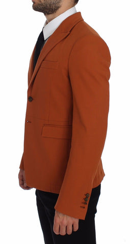 Dolce & Gabbana Elegant Orange Casual Cotton Blend Blazer