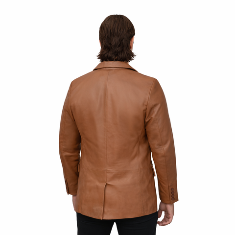 Dom Men's Blazer Leather Jacket