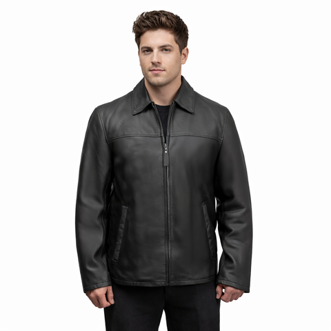 Ethan Men's Lambskin Leather Jacket