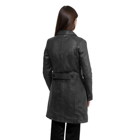 Jammie Women's Fashion Leather Coat