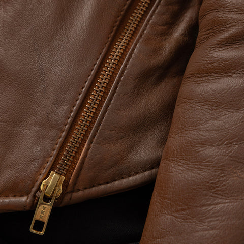 Claire Women's Asymmetrical Zipper Leather Jacket