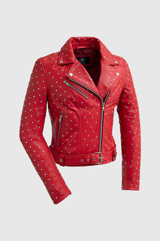 Claudia Women's Fashion Leather Jacket