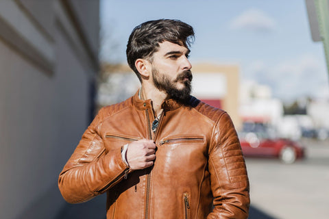 Zack Mens Fashion Leather Jacket
