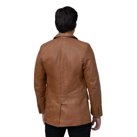 Dom Men's Blazer Leather Jacket