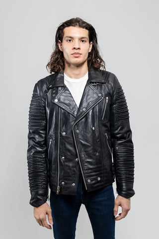 Brooklyn Men's Lambskin Leather Jacket