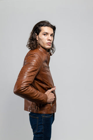 Zack Mens Fashion Leather Jacket