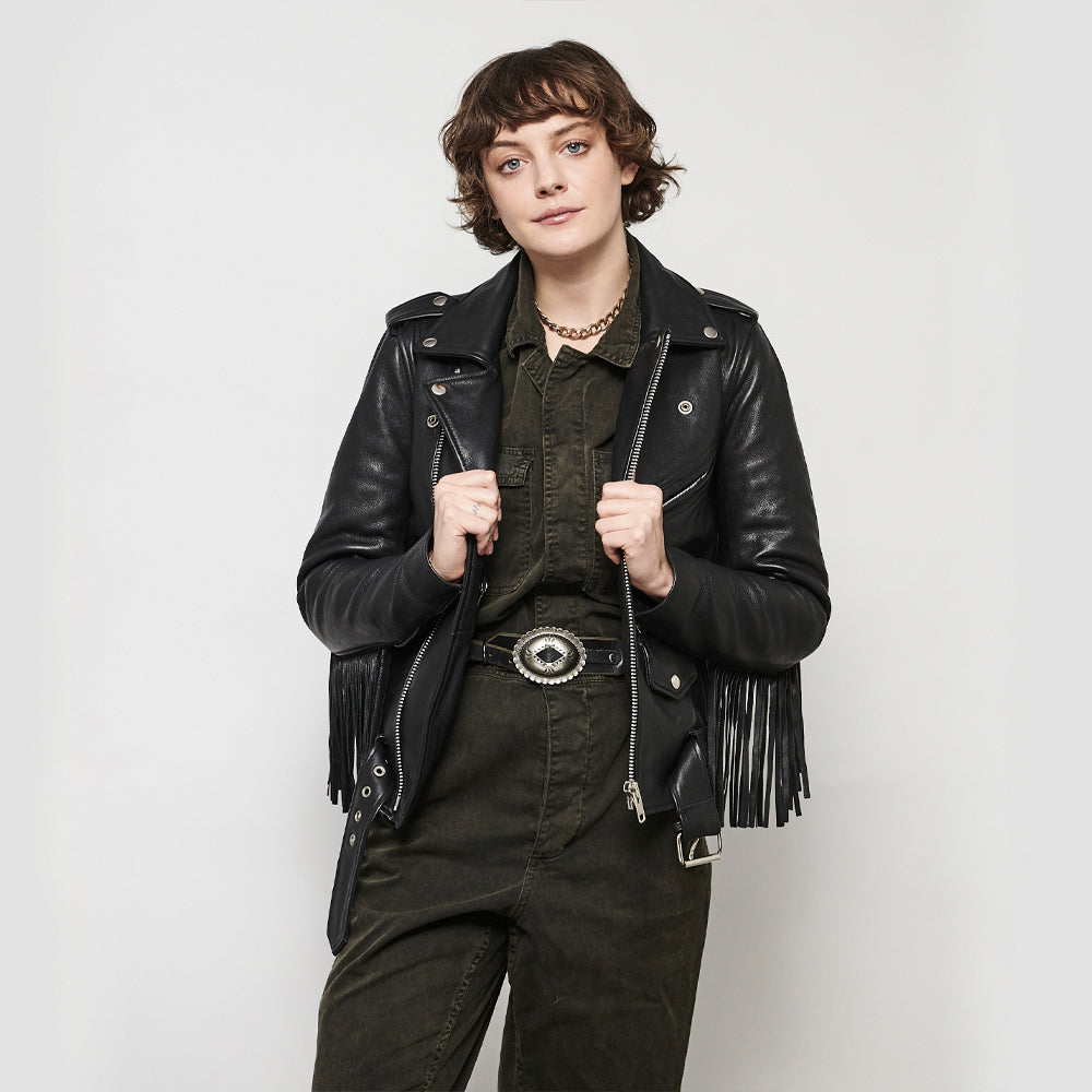 Lesley BH & BR Leather Motorcycle Jacket