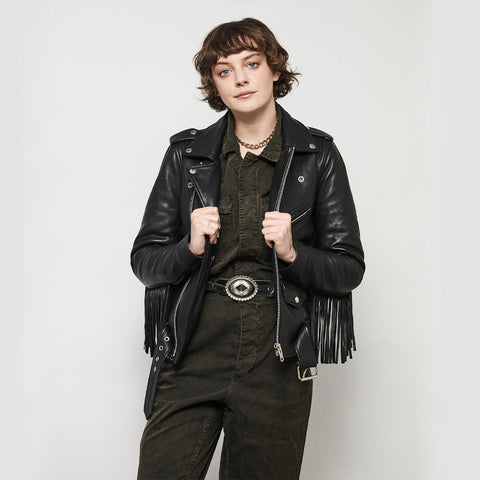 Lesley BH & BR Leather Motorcycle Jacket