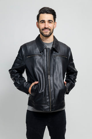 Conner Men's Vegan Faux Leather Jacket