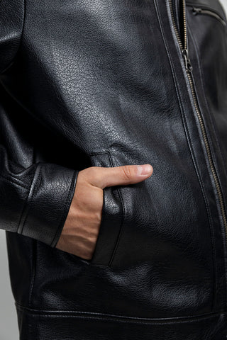 Conner Men's Vegan Faux Leather Jacket