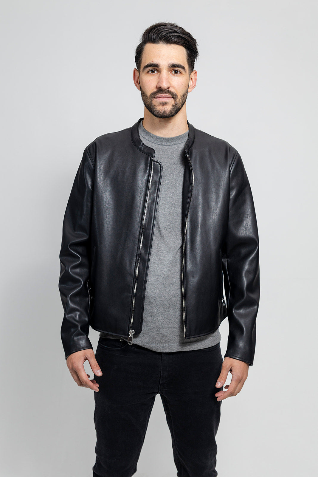 Dillon Men's Vegan Faux Leather Jacket