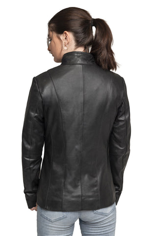Francine Womens Fashion Leather Jacket