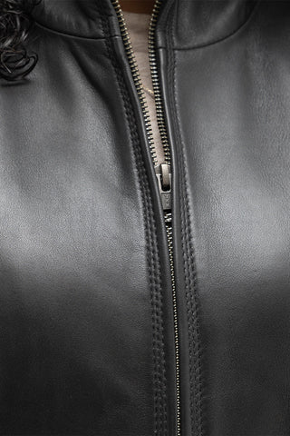 Francine Womens Fashion Leather Jacket