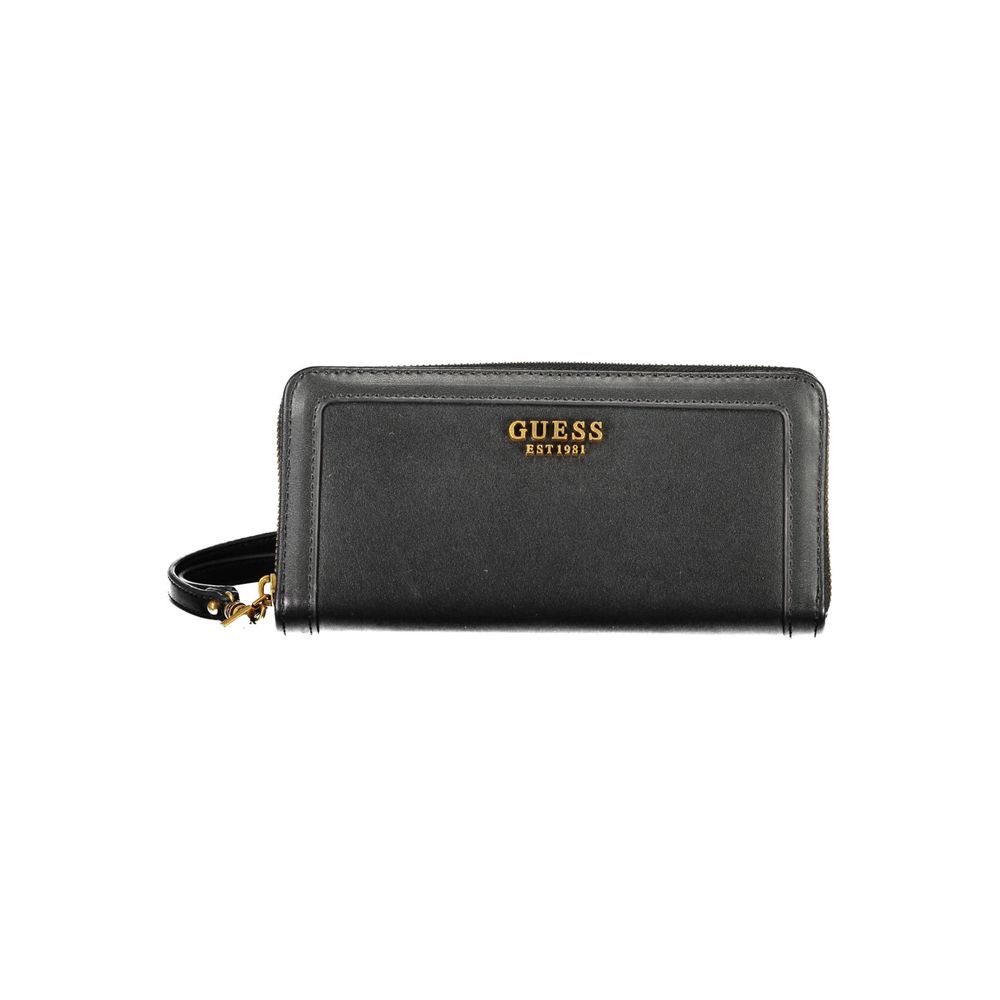 Guess Jeans Black Polyethylene Wallet