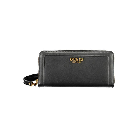 Guess Jeans Black Polyethylene Wallet