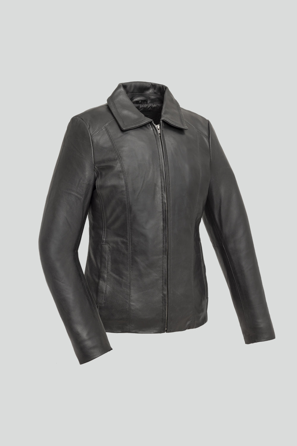 Imelda - A ladies lambskin leather jacket