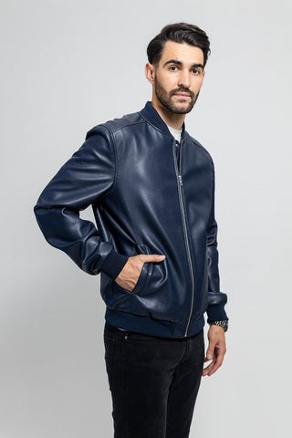 Justin Men's Vegan Faux Leather Jacket