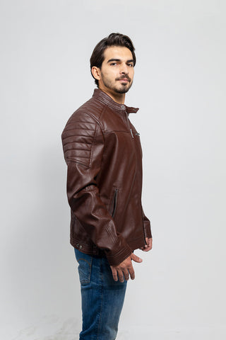 Logan Men's Vegan Faux Leather Jacket