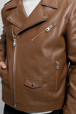 Nash Vegan Faux Leather Jacket