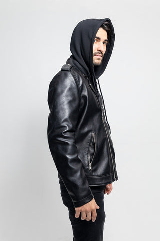 Ralph Men's Vegan Faux Leather Jacket