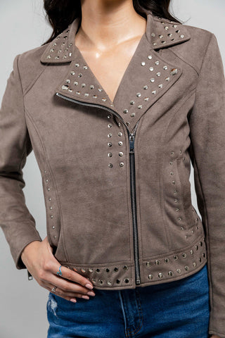 Sandy Women's Vegan Faux Leather Jacket